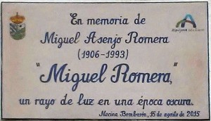 Homenaje a Miguel Romera