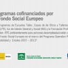 Programas cofinanciados por el Fondo Social Europeo